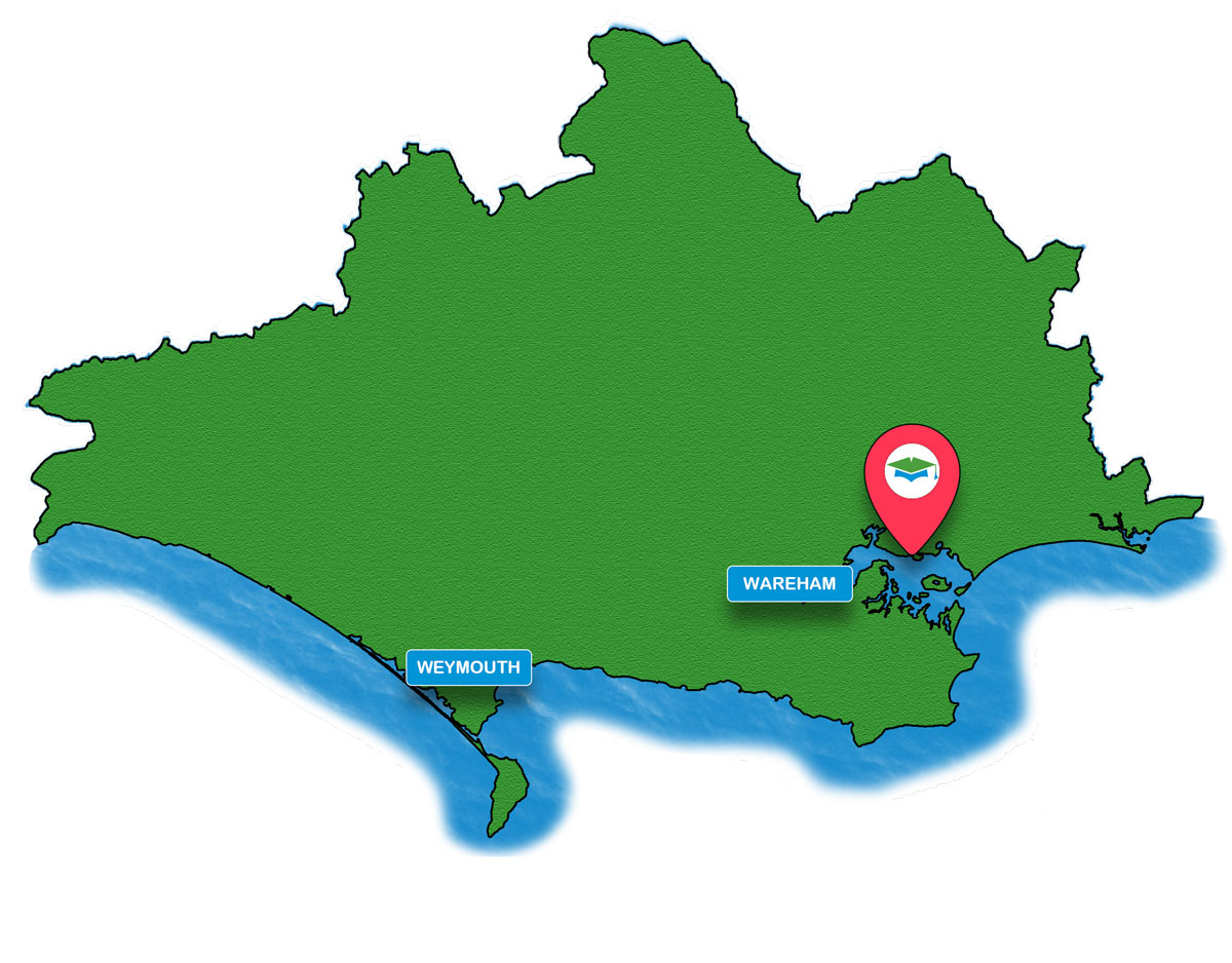 School trip Isle of Wight location map for RNLI College Tours